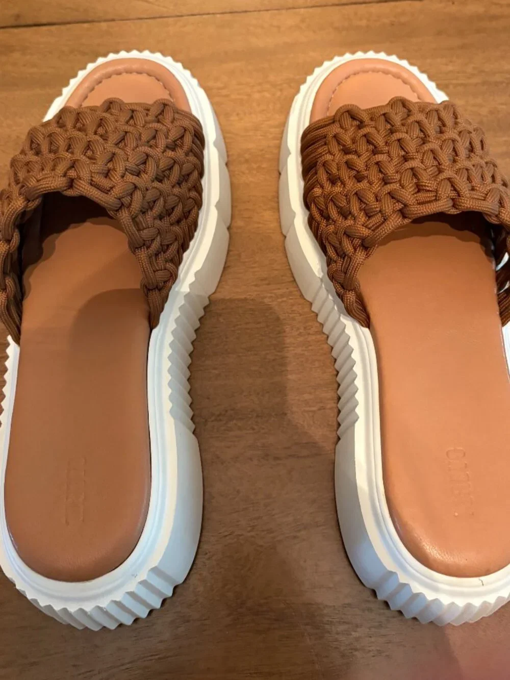 NWOT (Other) Maeve by Anthropologie Crochet Platform Brown Sandals. Size 10/10.5